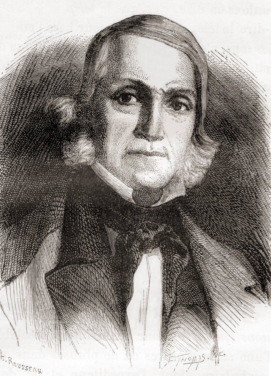 Jean-François Sudre, from Les Merveilles de la Science, published c.1870 (engraving) بواسطة المدرسة الفرنسية