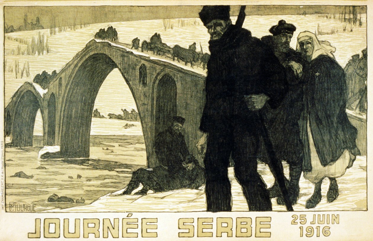يوم الصرب. 25 يونيو 1916. بواسطة المدرسة الفرنسية