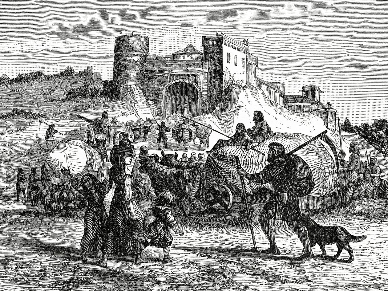 الكلت في خدمتهم ، c.1890 بواسطة المدرسة الفرنسية