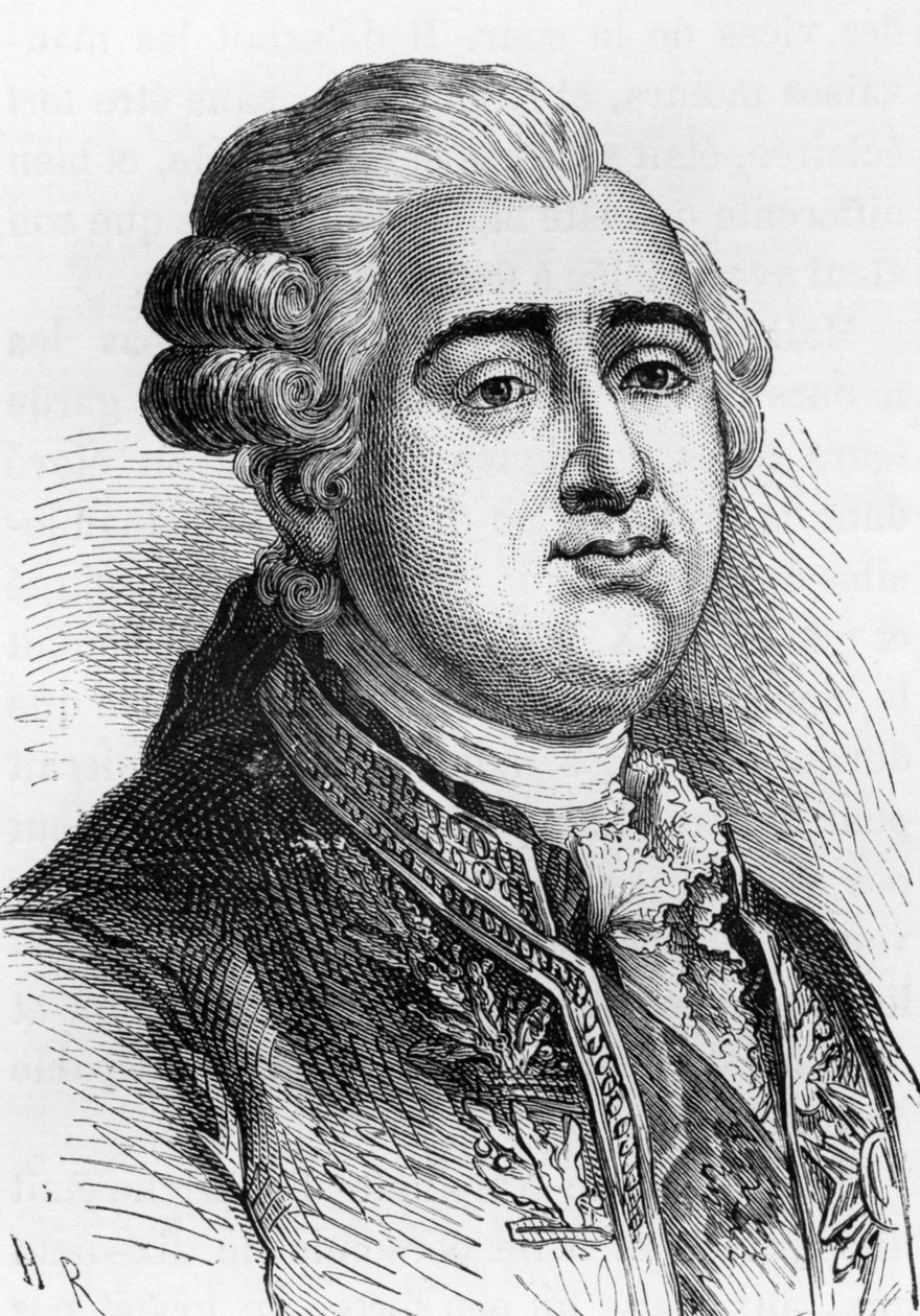 ملك فرنسا لويس السادس عشر (1754-1793) بواسطة المدرسة الفرنسية