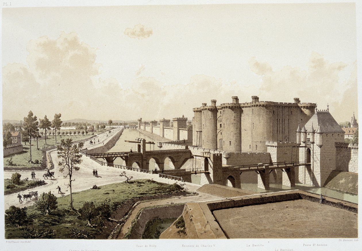 La Bastille بواسطة المدرسة الفرنسية