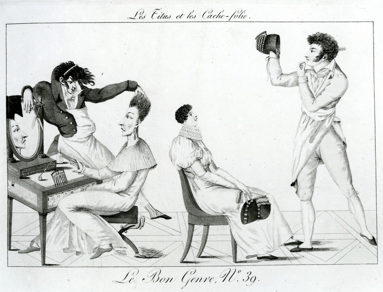 Le Bon Genre - The Titus and Crazy Caches ، 1812 بواسطة المدرسة الفرنسية