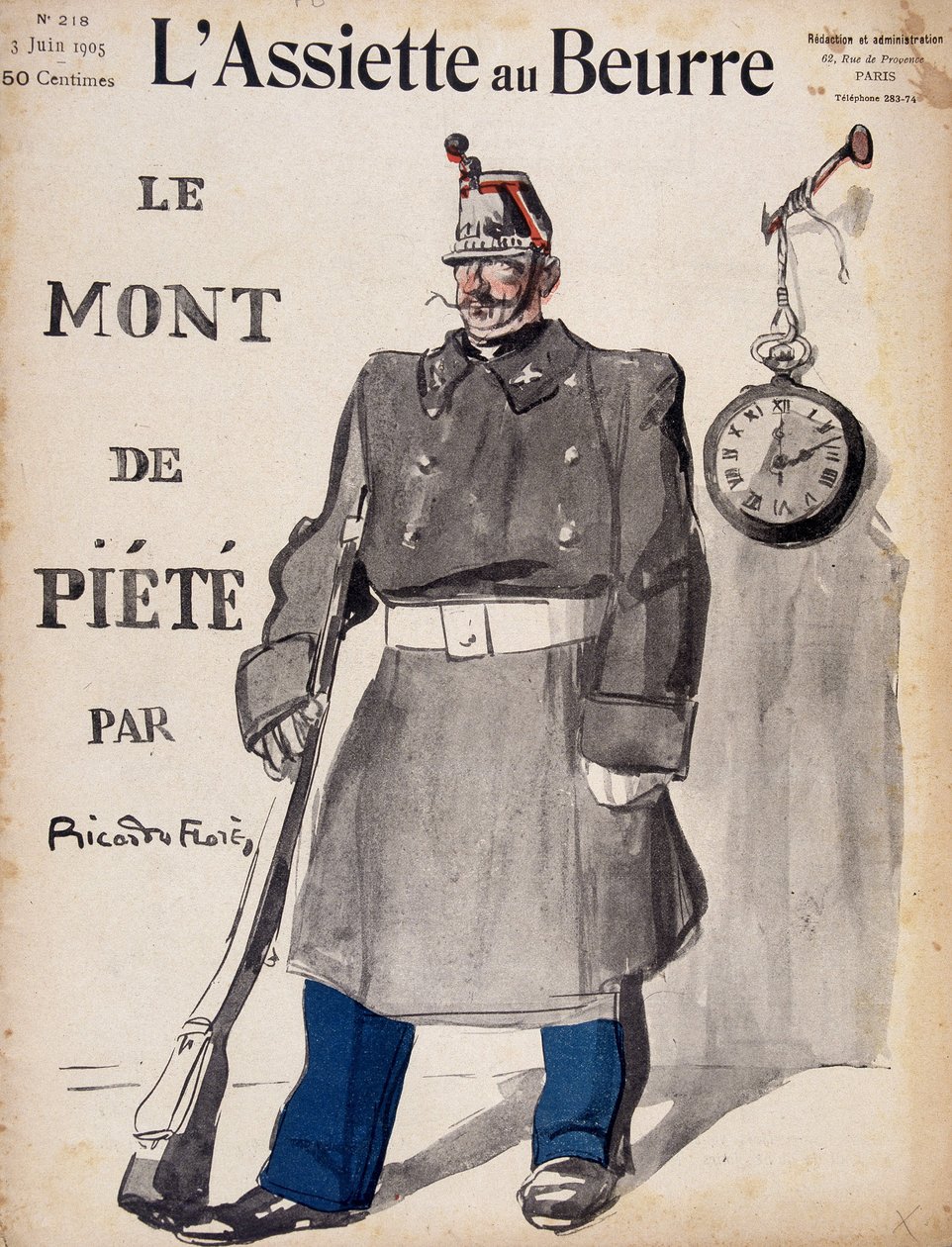 Le Mont-de-Piété - في "طبق الزبدة" ndu 03/06/1905 بواسطة المدرسة الفرنسية