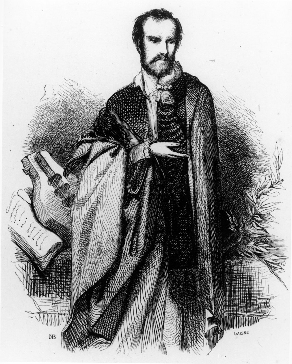 Le Tasse ، صورة للقدس مقدمة من Torquato Tasso ، طبعة 1841 بواسطة المدرسة الفرنسية
