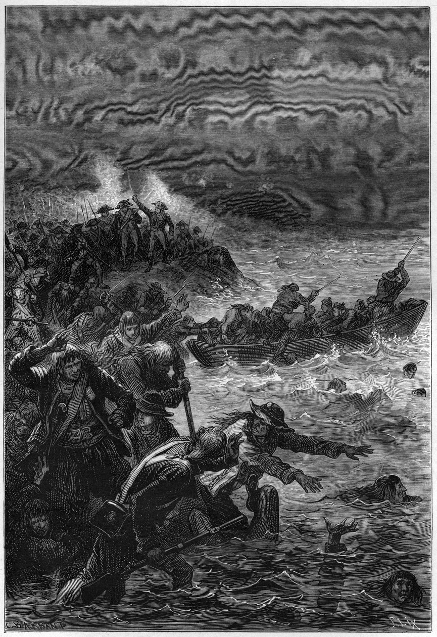 Les vendeens vaincus à Quiberon بقلم لويس لازار هوش (1768-1797) ، الجنرال الفرنسي للثورة بواسطة المدرسة الفرنسية