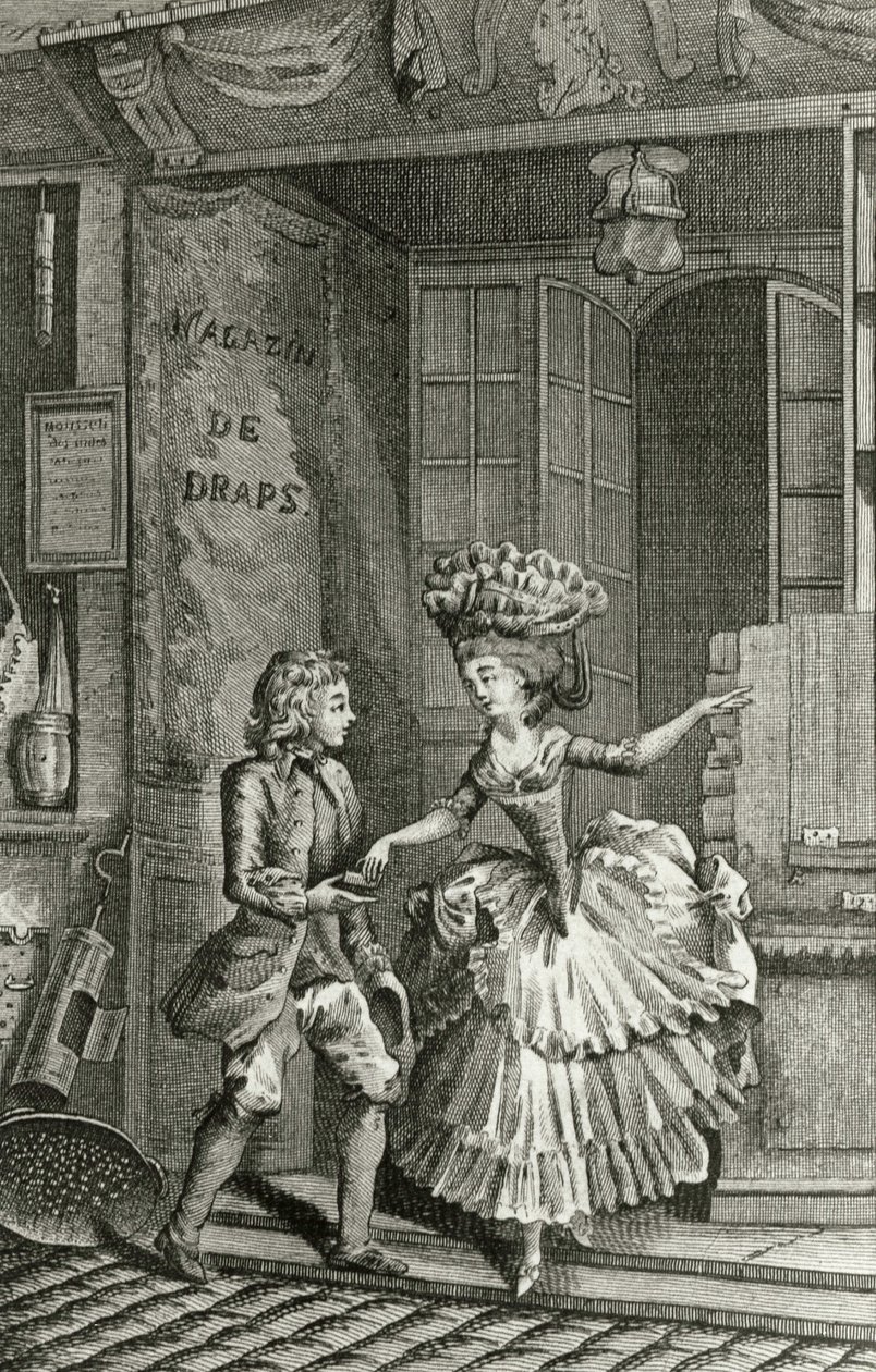 Libertinage - في "تاريخ امرأة الجمهورية الفرنسية يومًا بعد يوم" ، رستيف دي لا بريتون (1734-1806) ، جنيف 1791-1794. بواسطة المدرسة الفرنسية