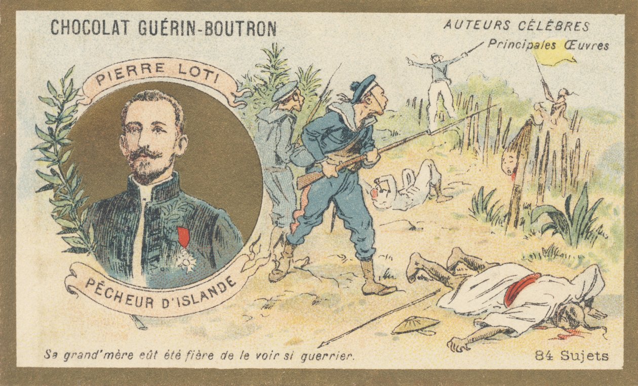 Louis-Marie-Julien Viaud dit Pierre Loti (1850-1923) ، كاتب فرنسي وضابط بحري ، مؤلف رواية "Pecheur d