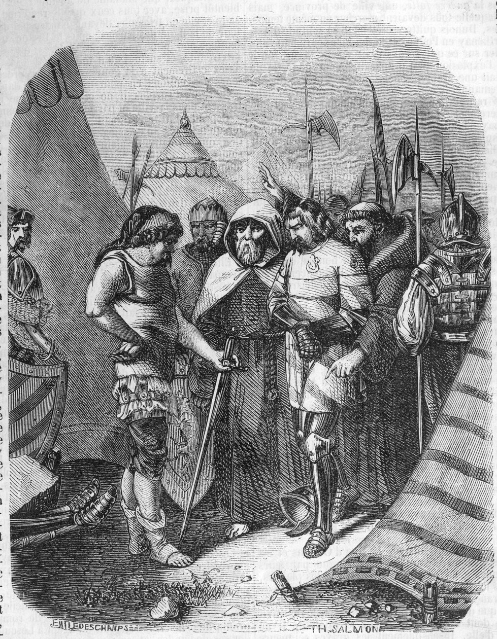 Louis II de la Tremoille (La Trimouille) (1460-1525). اللغة الإنجليزية العامة. جنون الحرب (1485-1488). لا تريمويل يقرر قتل شركاء دوق أورليانز. بواسطة المدرسة الفرنسية