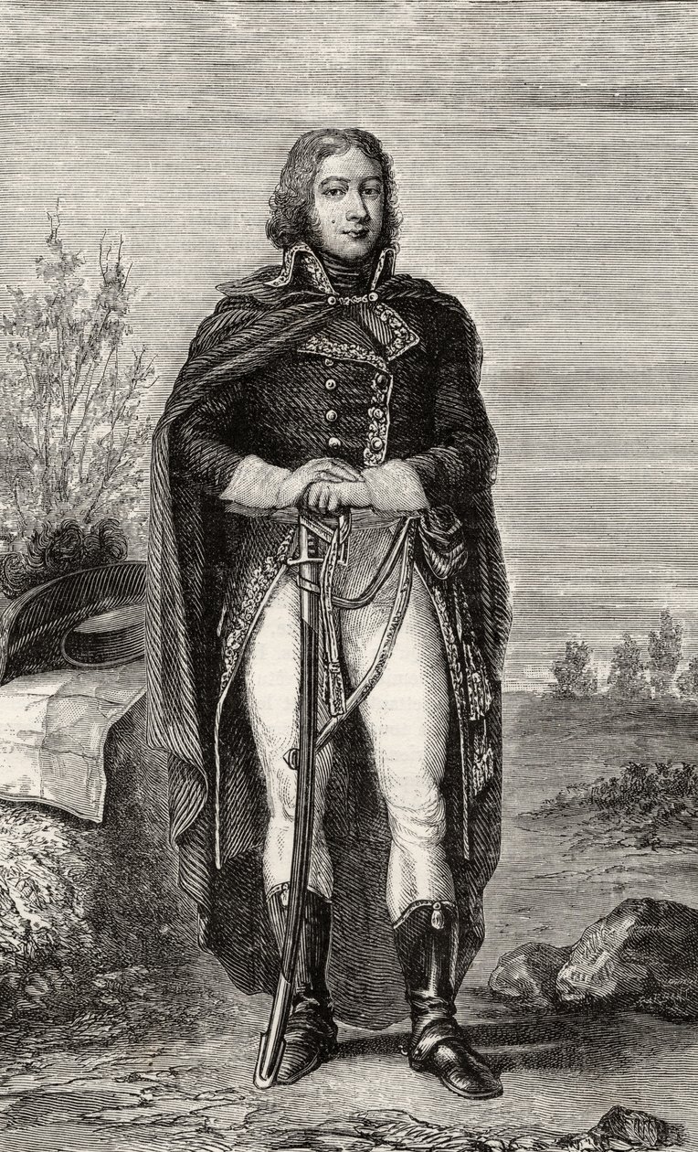 لويس لازار لاروش ، من "Histoire de la Revolution Française" بقلم لويس بلانك (1811-1882) بواسطة المدرسة الفرنسية