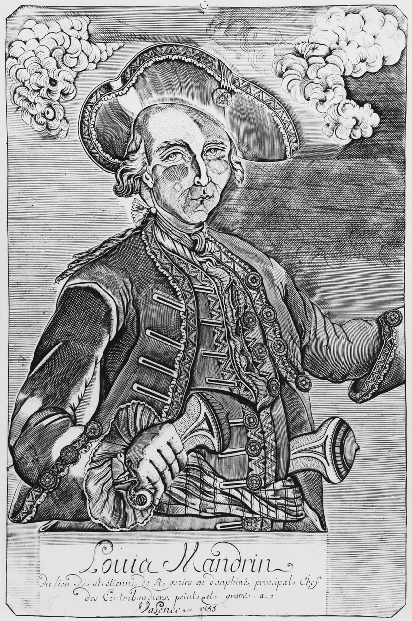 لويس ماندرين (1724-55) بواسطة المدرسة الفرنسية