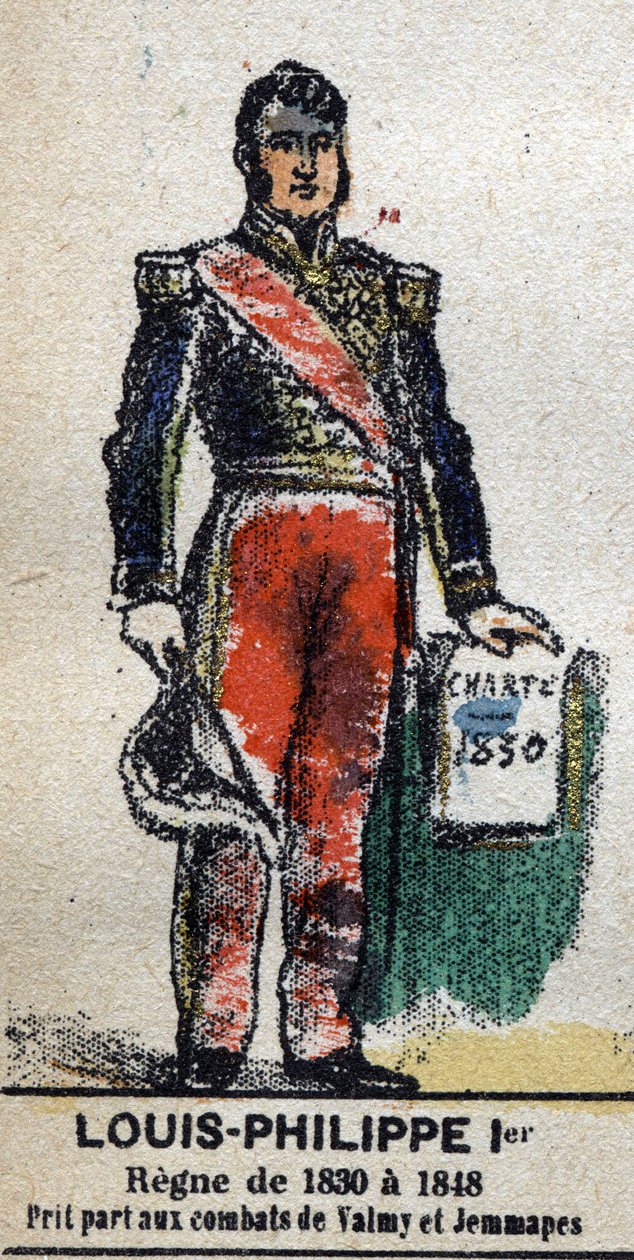 لويس فيليب 1er (1773-1850) ، ملك الفرنسيين. في "" Galeriede Kings and Queens of France والشخصيات اللامعة من 1643 إلى 1895 " بواسطة المدرسة الفرنسية