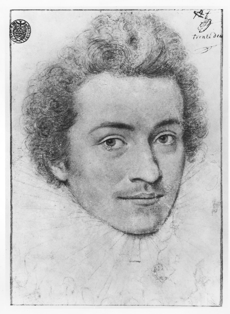 لويس دي كليرمون ، Lord of Bussy d'Amboise (قلم رصاص على ورق) بواسطة المدرسة الفرنسية