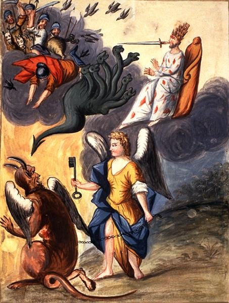 MS Ferguson 17 لوحة بين صص. 143-114 شيطان بواسطة المدرسة الفرنسية