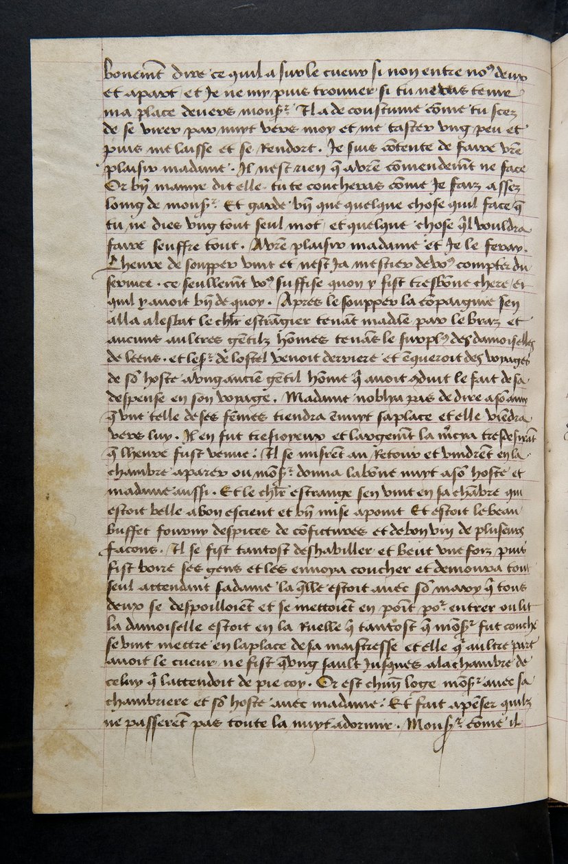 ^ MS Hunter 252 088v Page من Hundred News News ، c.1461-62 بواسطة المدرسة الفرنسية