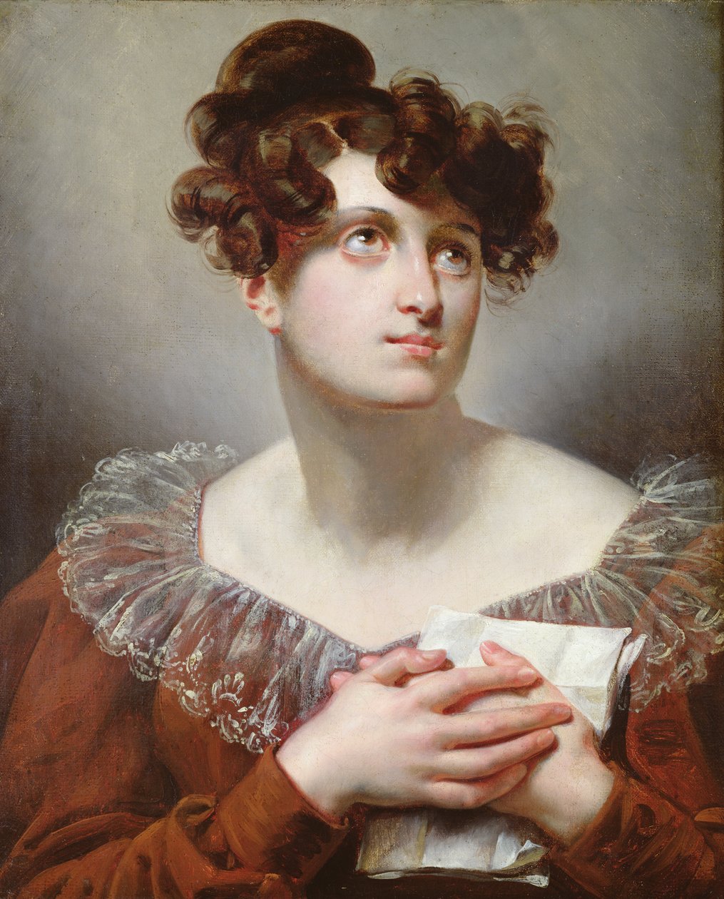 مدموزيل مارس (1779-1847) بواسطة المدرسة الفرنسية