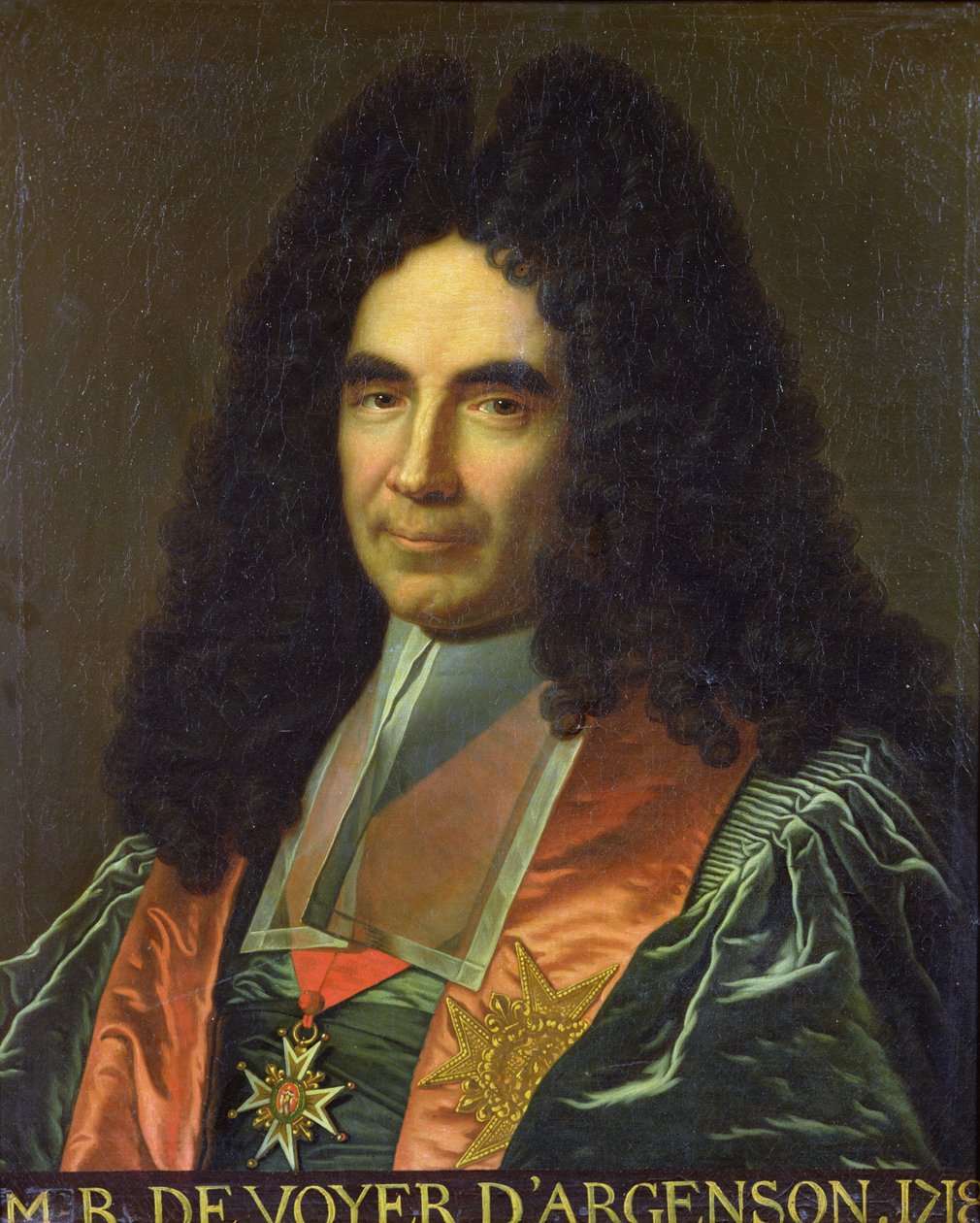 مارك رينيه دي فوييه دي بولمي (1652-1721) ، ماركيز دارجنسون ، وزير العدل بواسطة المدرسة الفرنسية