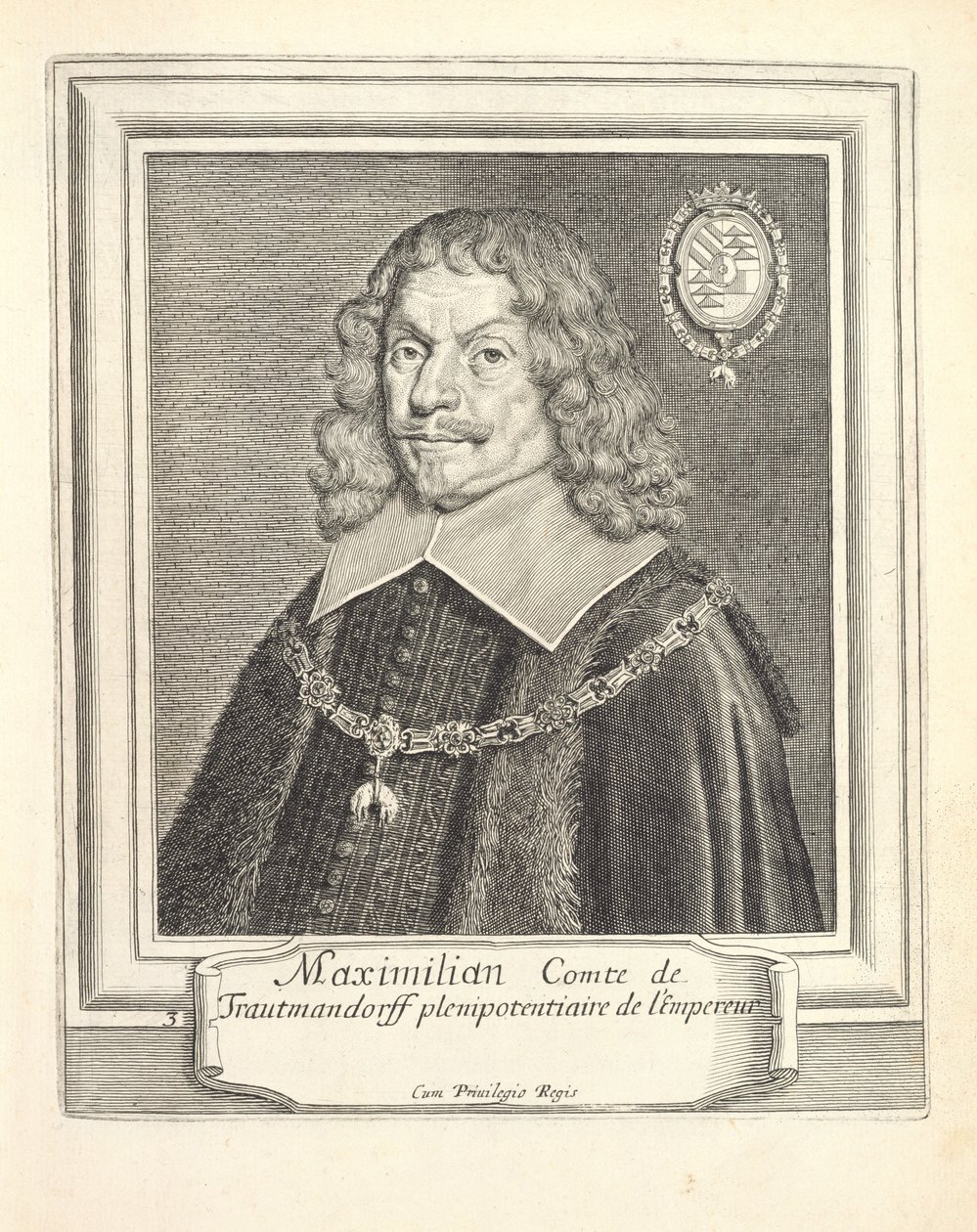 Maximilian von Trauttmansdorf بواسطة المدرسة الفرنسية