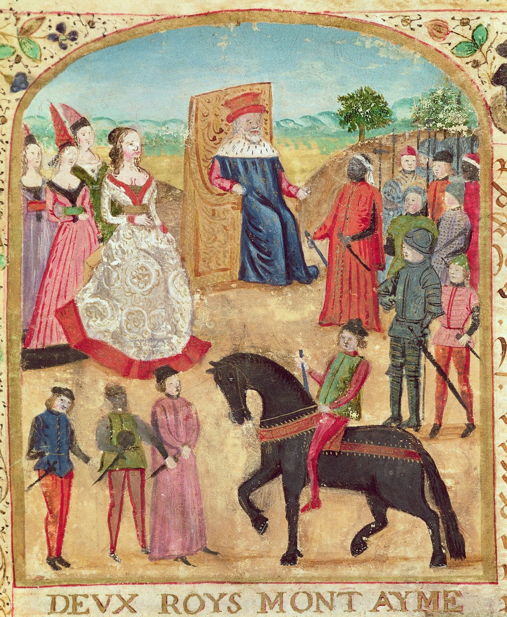 السيدة 1335 f.1 تعرفت مارجريت من يورك على زوجها المستقبلي تشارلز بولد في 27 يونيو 1468 في دام بواسطة المدرسة الفرنسية