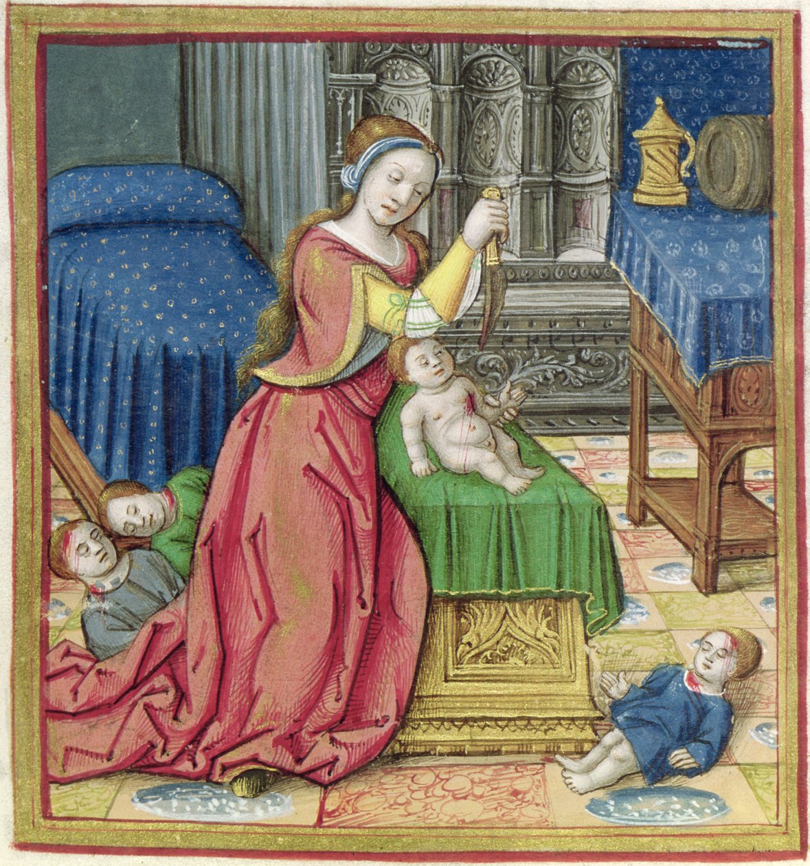 السيدة عثالية 17 (ت 837 قبل الميلاد) من Vie des Femmes Celebres ، c.1505 بواسطة المدرسة الفرنسية