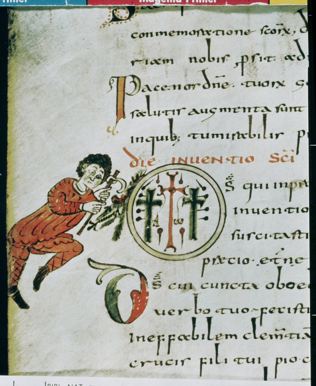 السيدة لات 1248 fol.76v تاريخ أولي O ، من سر جلون بواسطة المدرسة الفرنسية