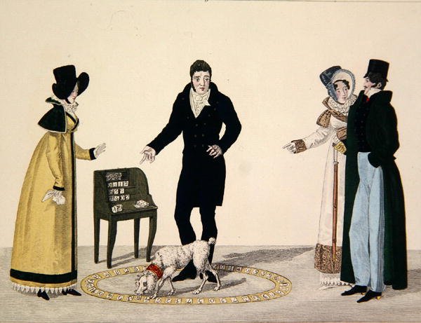 مونيتو ، لوحة 100 من 'le Bon Genre' ، حوالي 1810 (نقش ملون) بواسطة المدرسة الفرنسية