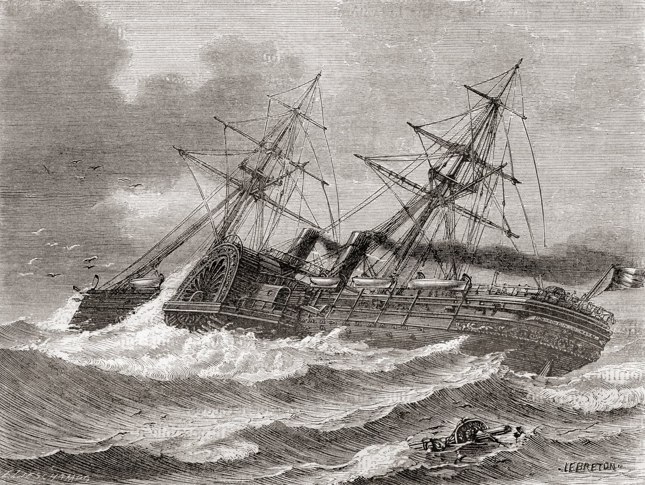 نابليون الثالث ، من Les Merveilles de la Science ، حانة .1870. بواسطة المدرسة الفرنسية