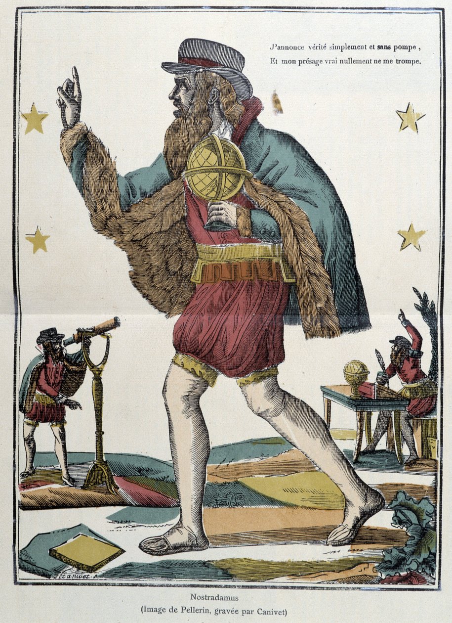 Nostradamus - image of Epinal بواسطة المدرسة الفرنسية