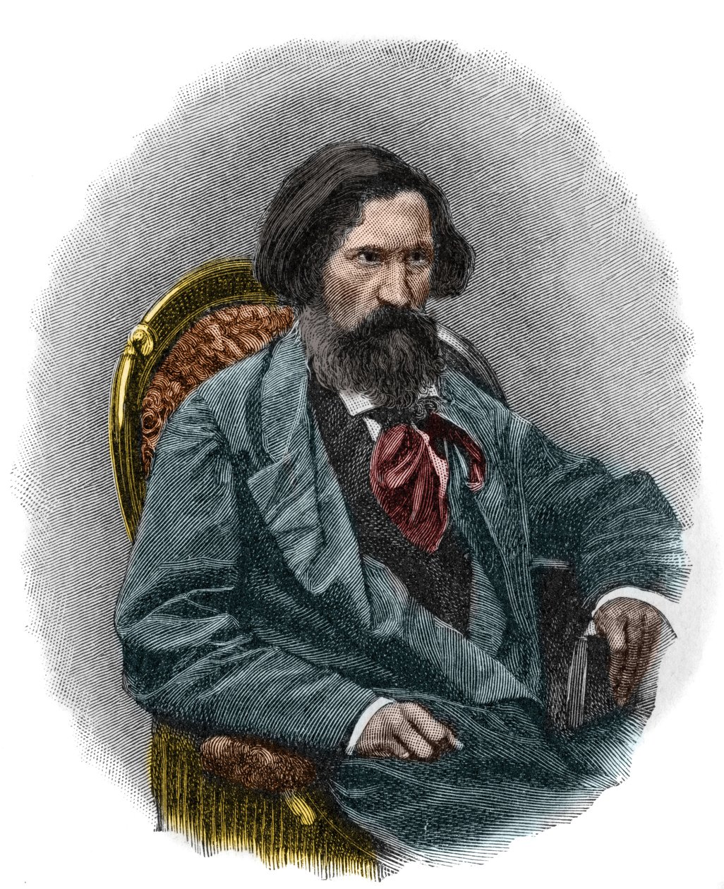 أوتو لودفيج (1813-1865) كاتب ألماني. بواسطة المدرسة الفرنسية