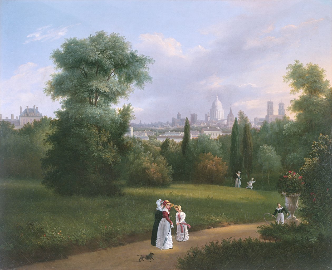 باريس من Folie-Beaujon ، c.1830 بواسطة المدرسة الفرنسية