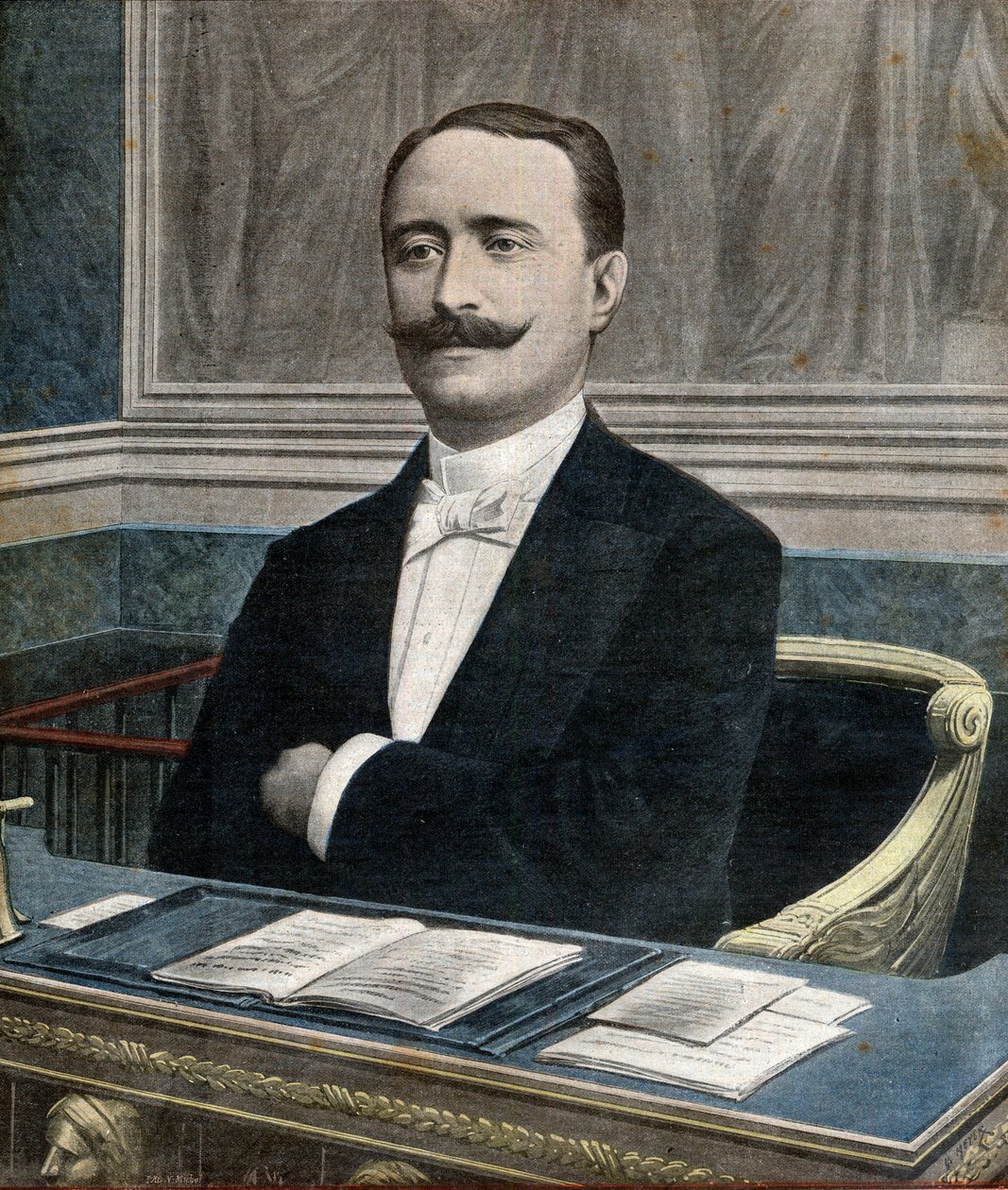بول ديشانيل (1855-1922) ، الرئيس الجديد لمجلس النواب - الصفحة الأولى من صحيفة "لو بيتي جورنال" 26 يونيو بواسطة المدرسة الفرنسية