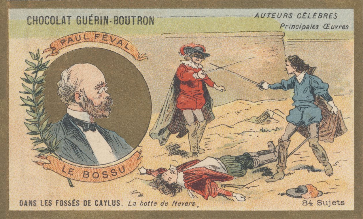 بول فيفال (1816-1887) ، روائي فرنسي ، مؤلف "Le hunchback or Le petit Parisien" (1857) بواسطة المدرسة الفرنسية