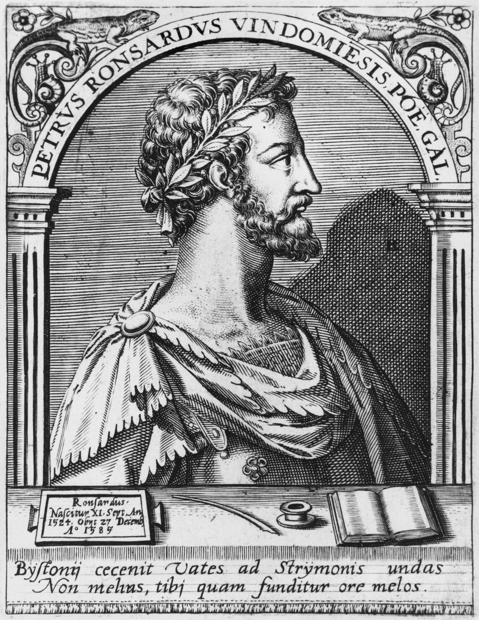 بيير دي رونسارد (1524-85) بواسطة المدرسة الفرنسية