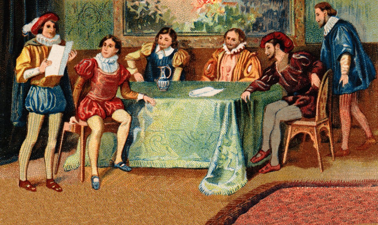 بلياد في رونسارد. الشعراء يواكيم دو بيلاي (1522-1560) ، جان أنطوان دي بايف (1532-1589) ، جان دورا (أوراتوس لاسمه الحقيقي جان دينيماندي بواسطة المدرسة الفرنسية