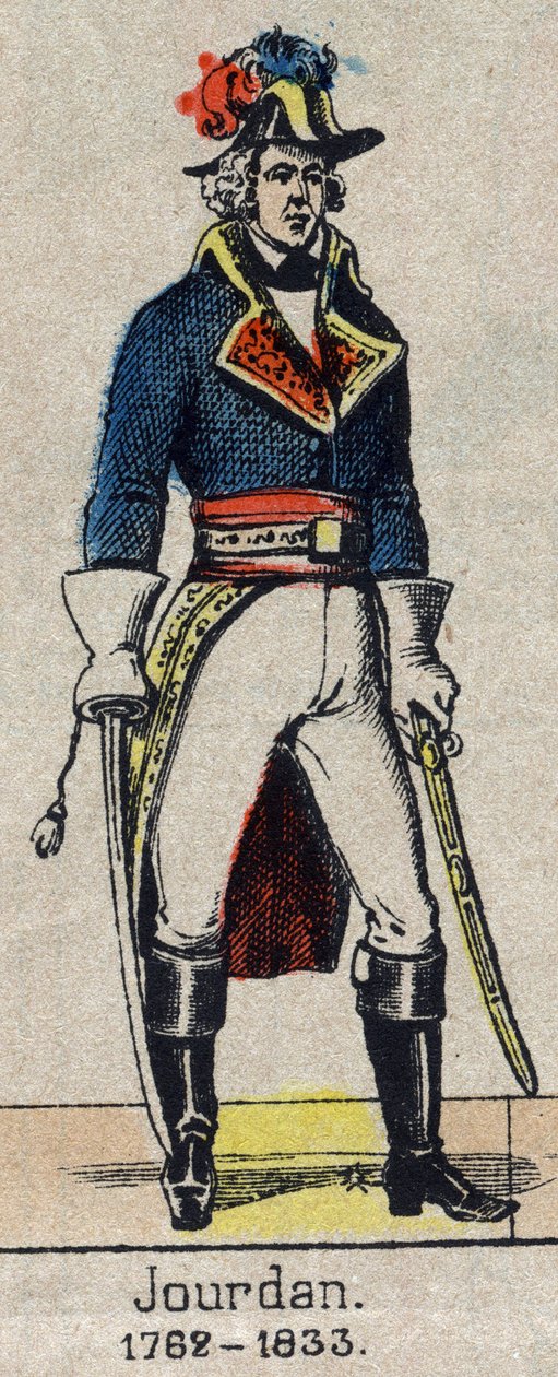 صورة بالحجم الكامل لجان بابتيست ، كونت جوردان ، مارشال فرنسا (1762-1833) صورة إبينال من نهاية القرن التاسع عشر. بواسطة المدرسة الفرنسية