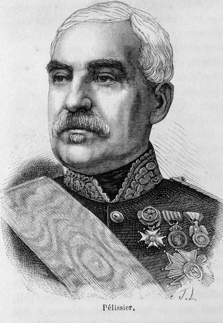 صورة أيمابل جان جاك بيليسير ، دوق مالاكوف (1794-1864) ، الجيش الفرنسي ومارشال فرنسا - في "L