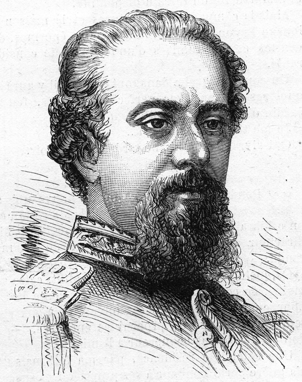 صورة أليخو خوليو أرجنتينو روكا باز (1843-1914) ، رئيس الأرجنتين. نقش في "" Le Monde Illustré "" رقم 1230 بتاريخ 24 أكتوبر بواسطة المدرسة الفرنسية