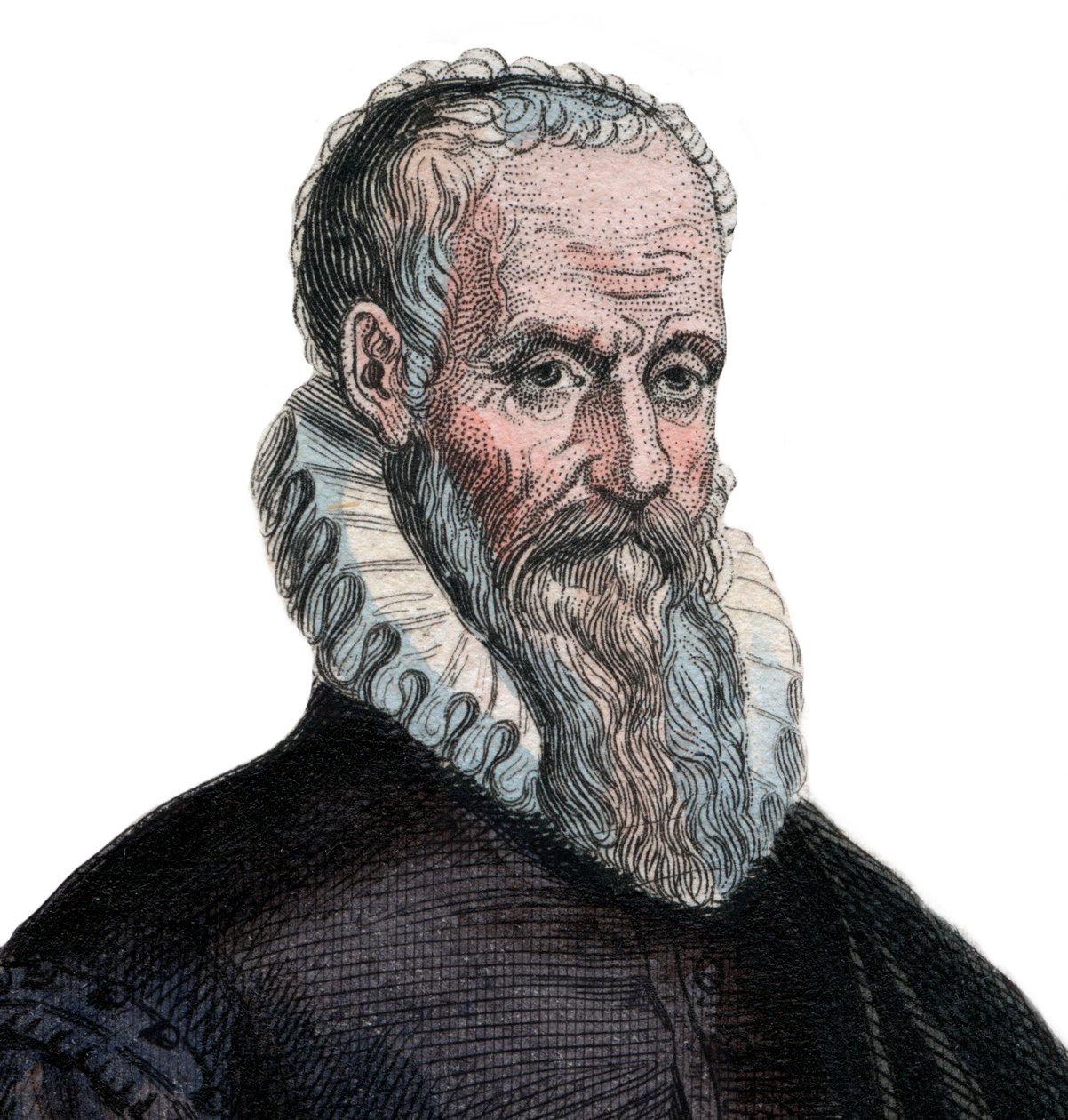 صورة لأمبرواز باري (1509-1590) ، الجراح الفرنسي. بواسطة المدرسة الفرنسية