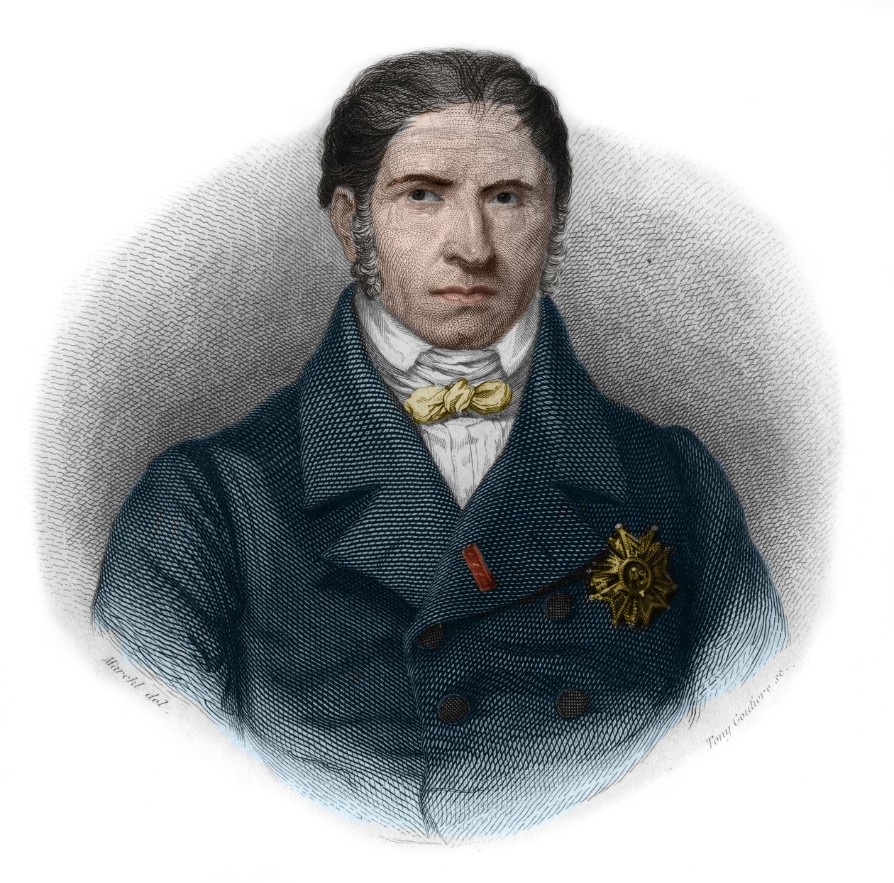صورة لأندريه ماري جان جاك (جان جاك) دوبين (1783-1865) (يُدعى دوبين الأكبر (دوبين عين) ، محامٍ وسياسي فرنسي. مجموعة خاصة. بواسطة المدرسة الفرنسية