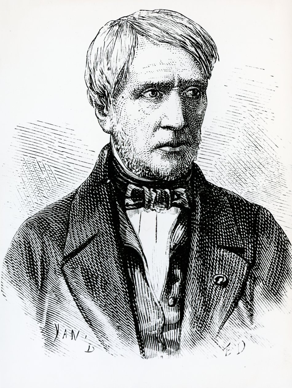 صورة أنطوان سيزار بيكريل (1788-1878) ، عالم فيزياء فرنسي ، فرنسا بواسطة المدرسة الفرنسية