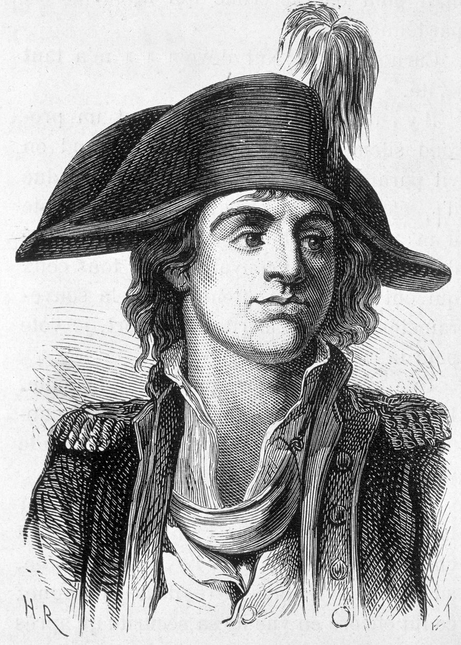 صورة أنطوان جوزيف سانتيري (1752-1809) ، سياسي فرنسي - في "L'Histoire de France" "هنري مارتن بواسطة المدرسة الفرنسية