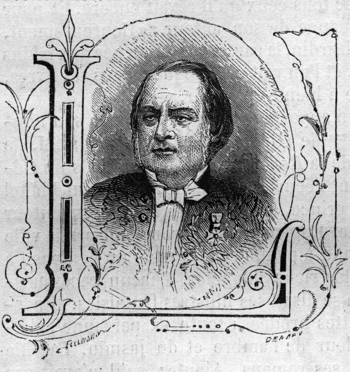 صورة أنتونين لويس كلابيسون (1808-1866) ، الملحن الفرنسي. بواسطة المدرسة الفرنسية
