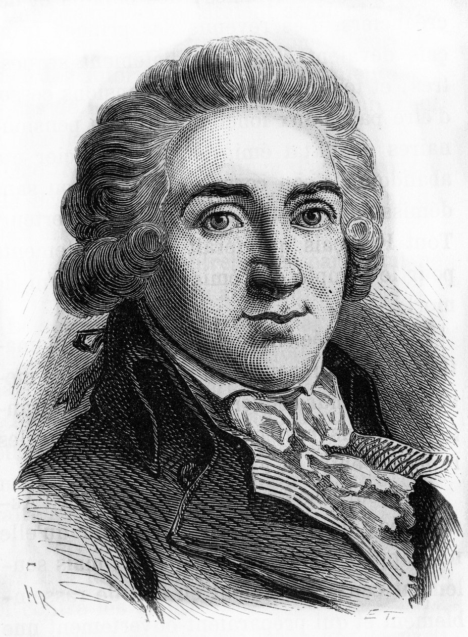 صورة لأرماند جينسون (1758 - 1793) مندوب الاتفاقية. نقش من نهاية القرن التاسع عشر. بواسطة المدرسة الفرنسية