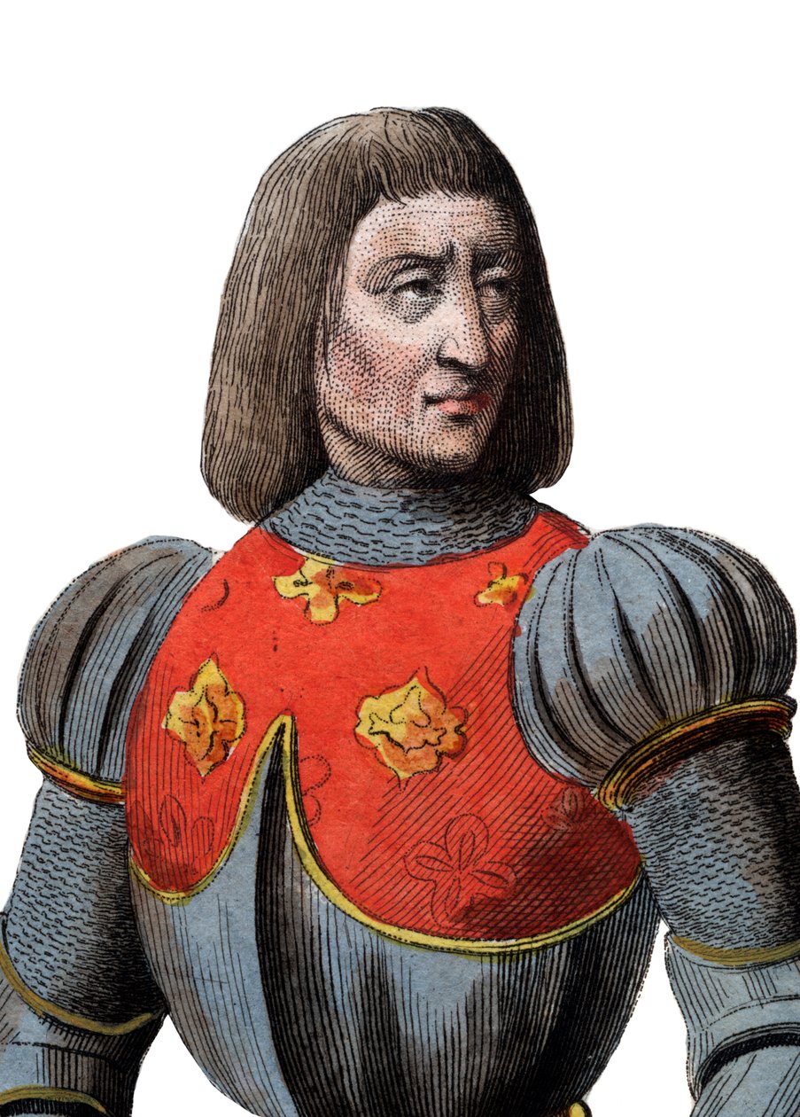 صورة آرثر الثالث دوق بريتاني (1393-1458) ، شرطي فرنسي. بواسطة المدرسة الفرنسية