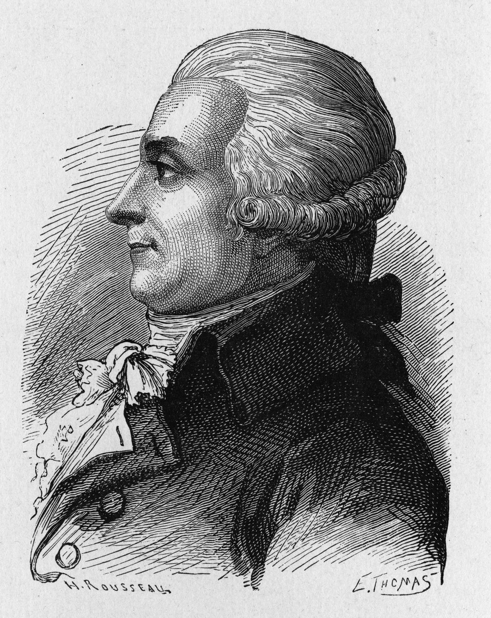 صورة شخصية للبارون لويس برنارد جايتون مورفو (لويس برنارد جايتون دي مورفو) (جيتون) (1737-1816) ، سياسي فرنسي وكيميائي وثوري - في "Album de la Science؛ علماء لامعون غراندز ديسوفيرتس ”” “1896. بواسطة المدرسة الفرنسية