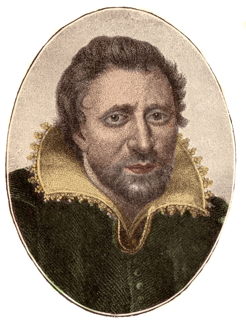 صورة لبن جونسون (1572-1637) ، كاتب إنجليزي وكاتب مسرحي بواسطة المدرسة الفرنسية