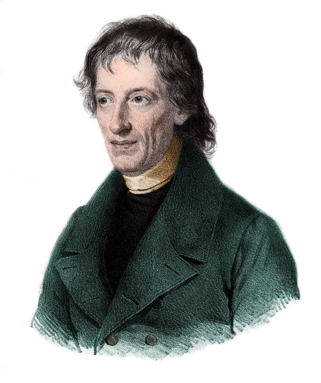 صورة لبيرنهارد بلاسيدوس يوهان نيبوموك بولزانو (1781-1848) ، عالم رياضيات بوهيمي ، منطق ، فيلسوف ، لاهوتي. بواسطة المدرسة الفرنسية