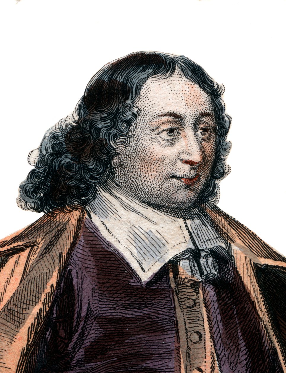 صورة لبليز باسكال (1623-1662) ، عالم رياضيات وكاتب فرنسي. بواسطة المدرسة الفرنسية