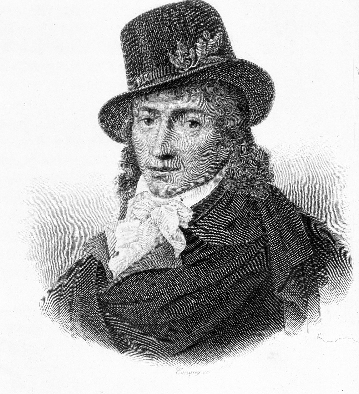 صورة لكاميل ديسمولين (1760-1794) ، دعاية وسياسي فرنسي. - في "" Revolution francaise "بقلم تيير. القرن ال 19 بواسطة المدرسة الفرنسية