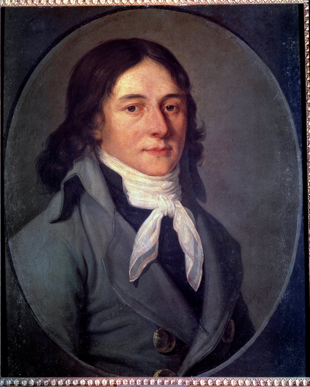 صورة لكاميل ديسمولين (1760-1794) ، سياسي أثناء ثورة الثورة الفرنسية لوحة المدرسة الفرنسية. القرن ال 18. بواسطة المدرسة الفرنسية