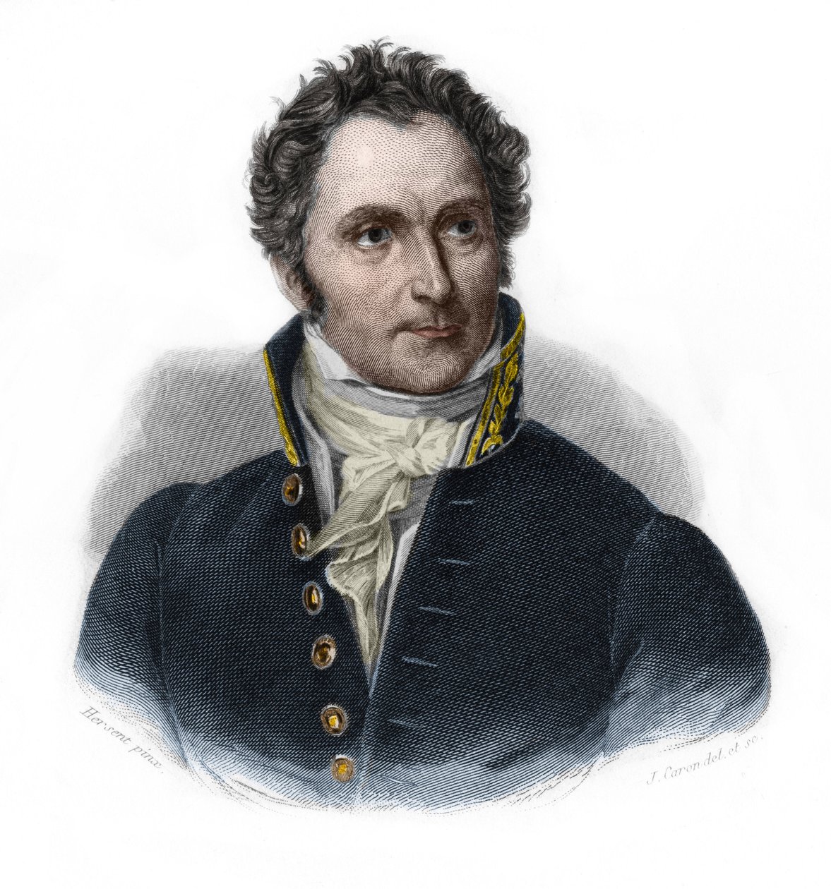 صورة لكاسيمير بيرييه (1777-1832) ، رجل دولة فرنسي. في "" LIBRE DES PERÉNERS "للويس دي كورمينين تيمون. 1842. مجموعة خاصة. بواسطة المدرسة الفرنسية